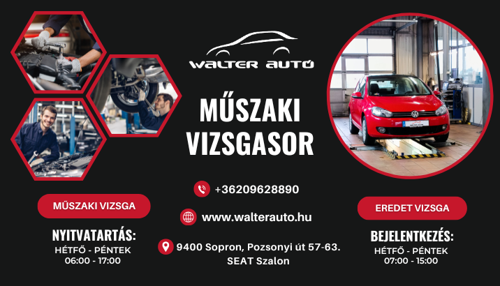 Walter Autó Műszaki vizsga