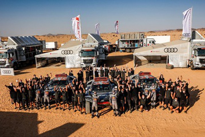 Audi RS Q e-tron a Dakar Ralin